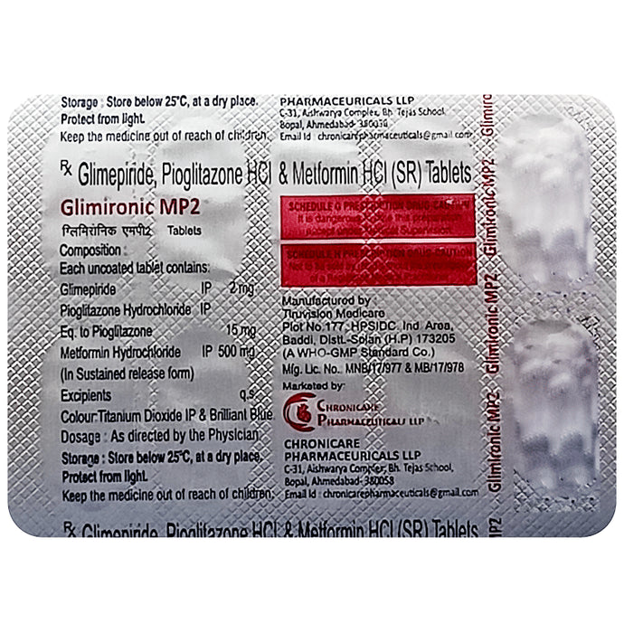 Glimironic MP 2 Tablet SR