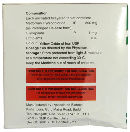 Glimirule-M 1 Tablet PR