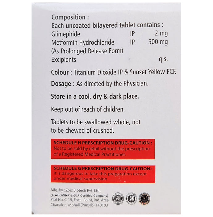 Glimiyano-M2 Tablet PR