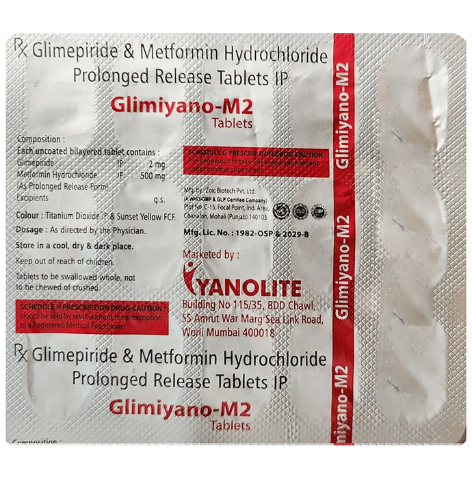 Glimiyano-M2 Tablet PR