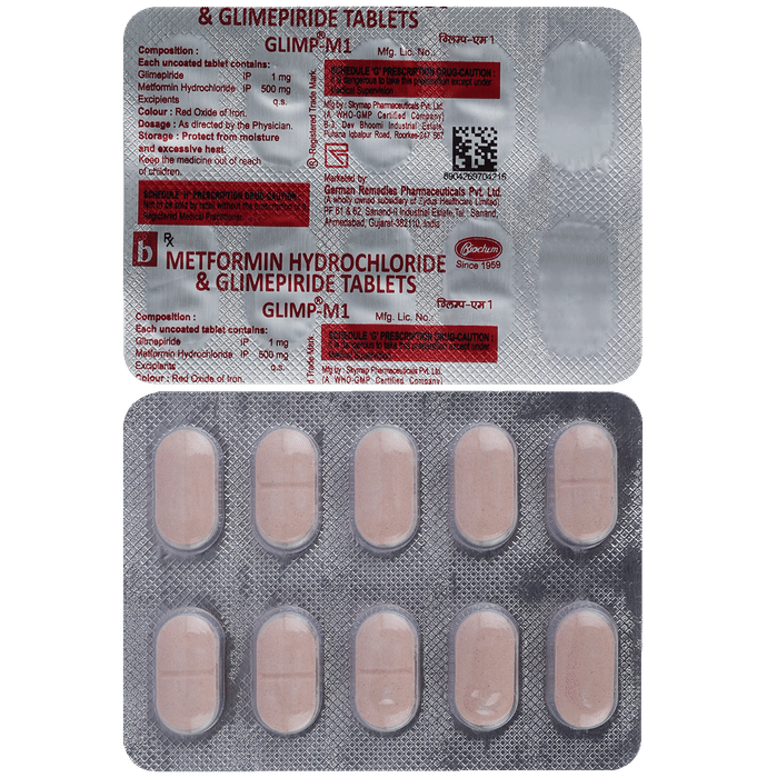 Glimp-M 1 Tablet - Classic Derma