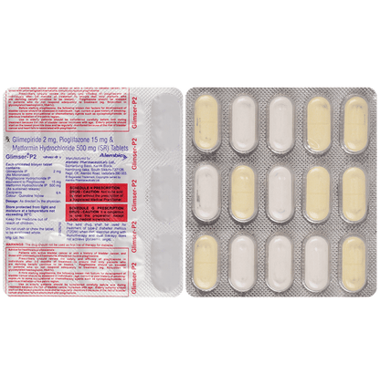 Glimser-P 2 Tablet SR - Classic Derma