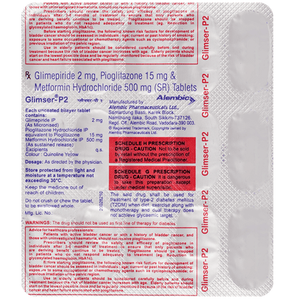 Glimser-P 2 Tablet SR