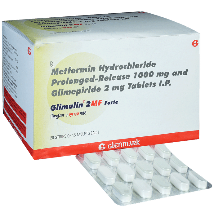 Glimulin 2MF Forte Tablet PR - Classic Derma