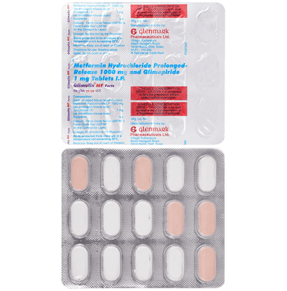 Glimulin MF Forte Tablet PR - Classic Derma