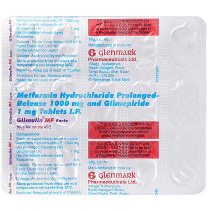 Glimulin MF Forte Tablet PR