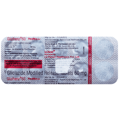 Glizihenz 60mg Tablet
