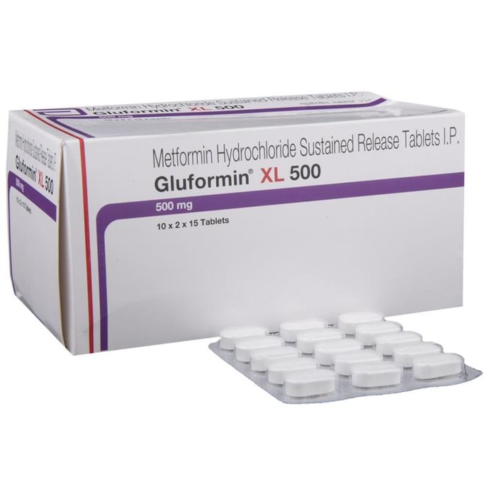 Gluformin XL 500 Tablet - Classic Derma