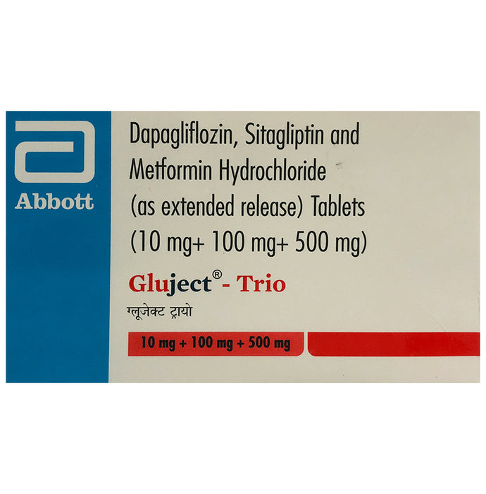 Gluject Trio 10mg/500mg/100mg Tablet - Classic Derma