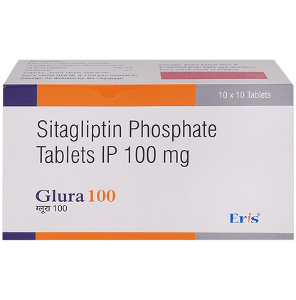 Glura 100mg Tablet