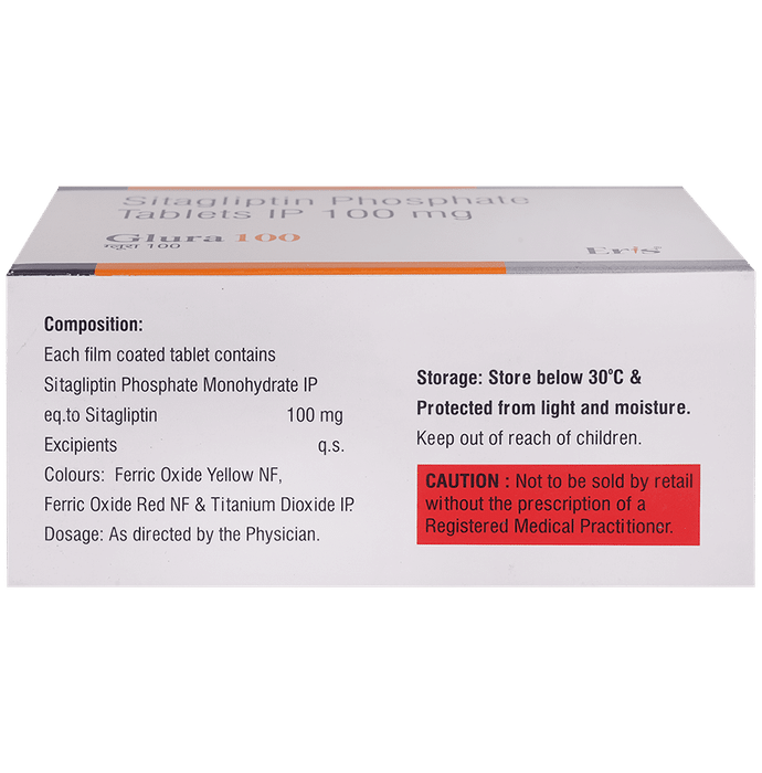 Glura 100mg Tablet