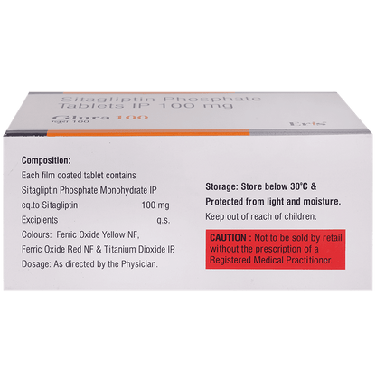 Glura 100mg Tablet