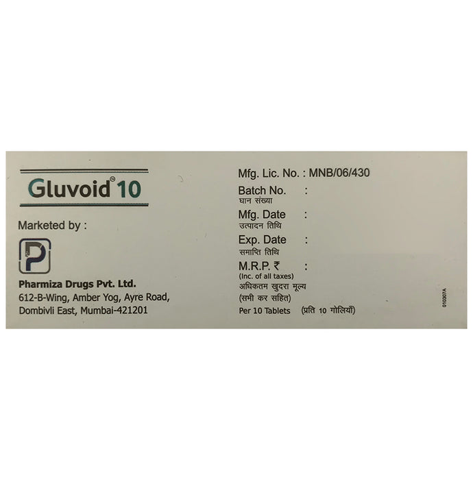 Gluvoid 10 Tablet