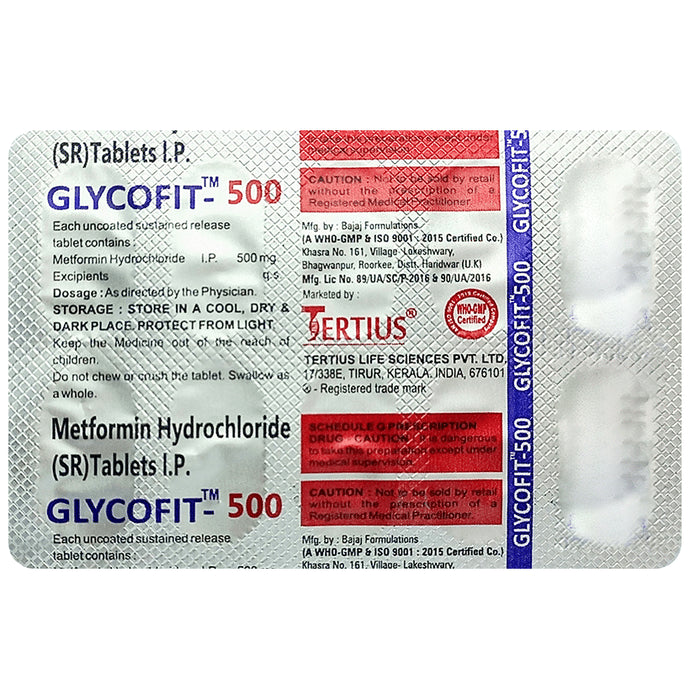 Glycofit 500 Tablet SR