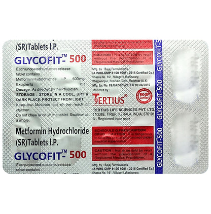 Glycofit 500 Tablet SR