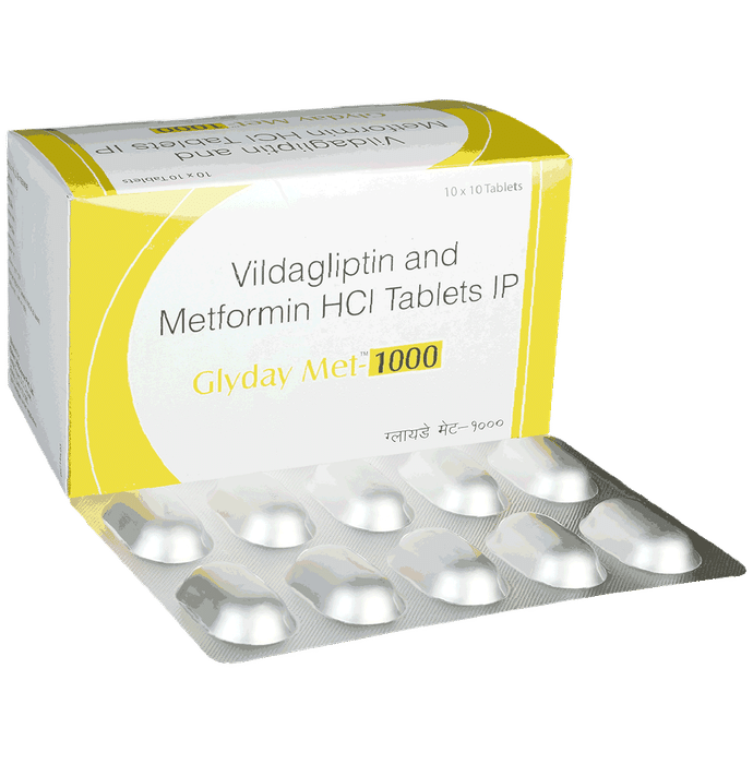 Glyday Met 1000 Tablet - Classic Derma