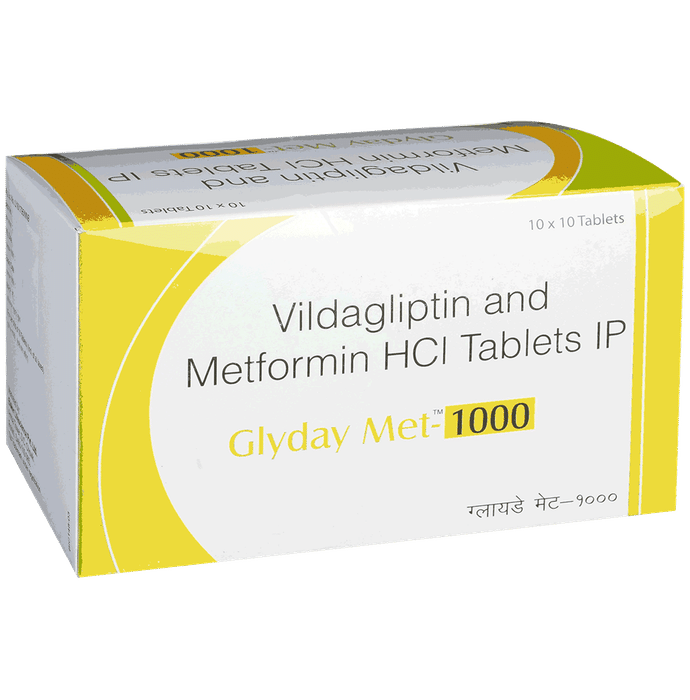 Glyday Met 1000 Tablet