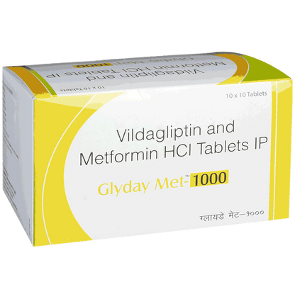 Glyday Met 1000 Tablet