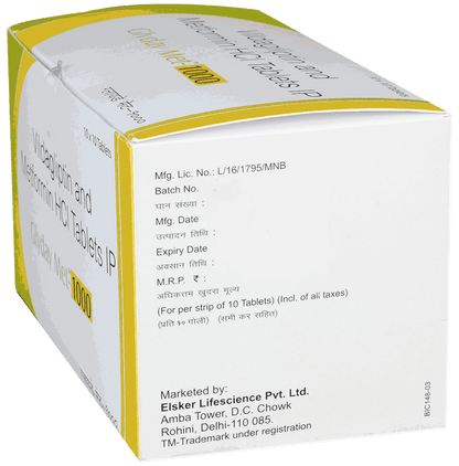 Glyday Met 1000 Tablet