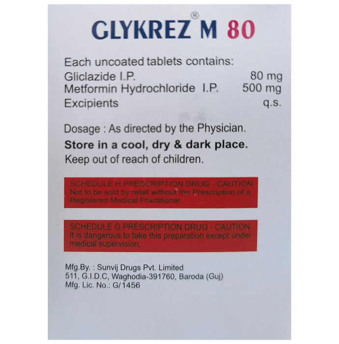 Glykrez M 80 Tablet