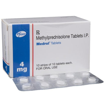 Medrol 4mg Tablet - Classic Derma