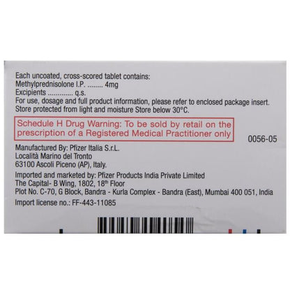 Medrol 4mg Tablet