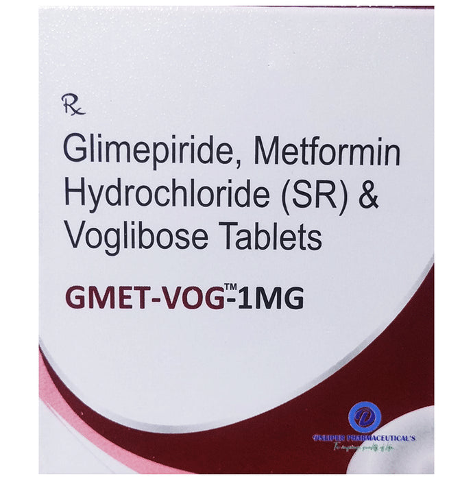 Gmet-Vog 1MG Tablet SR - Classic Derma