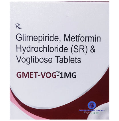 Gmet-Vog 1MG Tablet SR - Classic Derma
