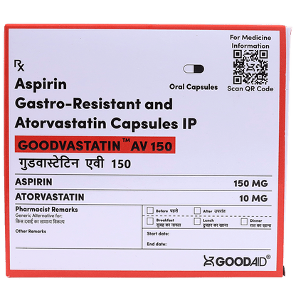 Goodvastatin AV 150 Capsule - Classic Derma