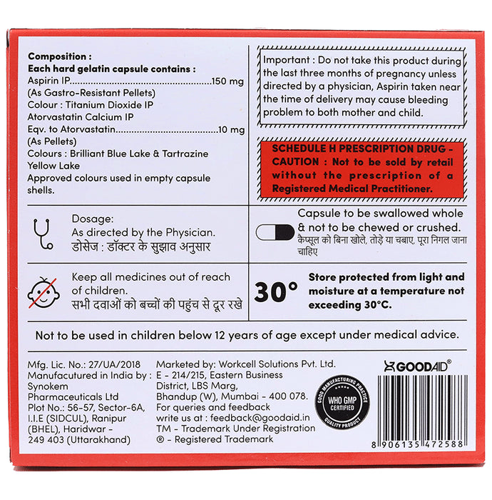 Goodvastatin AV 150 Capsule