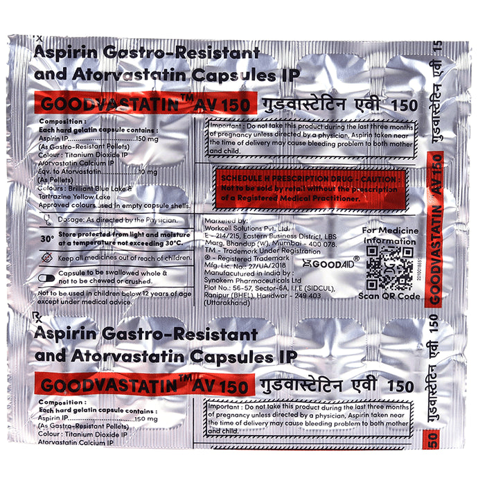 Goodvastatin AV 150 Capsule