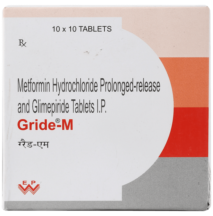 Buy Gride-M 1mg/500mg Tablet Online | Classic Derma – Classic Derma-UAE