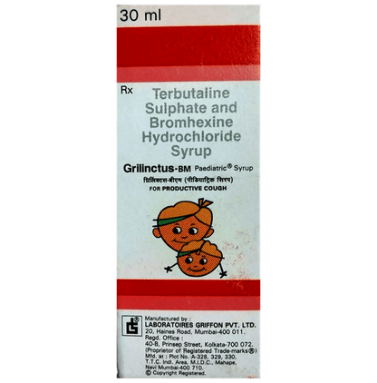 Grilinctus-BM Paediatric Syrup - Classic Derma