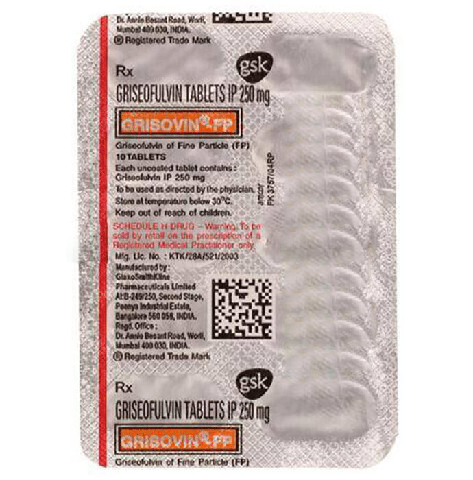 Buy Grisovin-FP Tablet Online | Classic Derma – Classic Derma-UAE