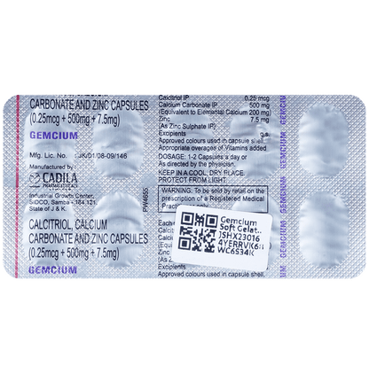 Gemcium Soft Gelatin Capsule