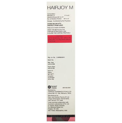 Hairjoy M 2% Topical Solution