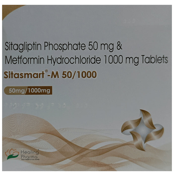 Sitasmart-M 50/1000 Tablet - Classic Derma