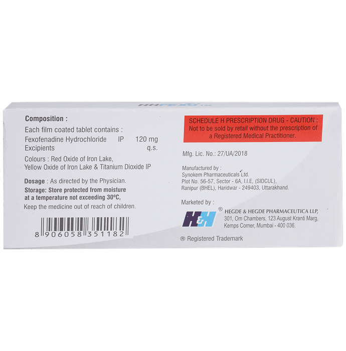 Hhfexo 120mg Tablet