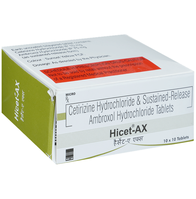 Hicet-AX Tablet SR