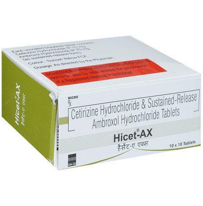 Hicet-AX Tablet SR