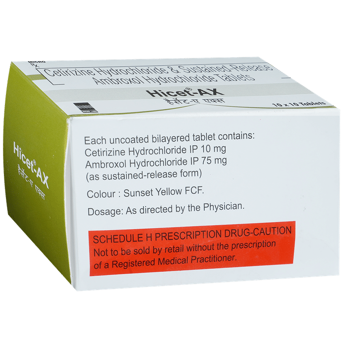 Hicet-AX Tablet SR