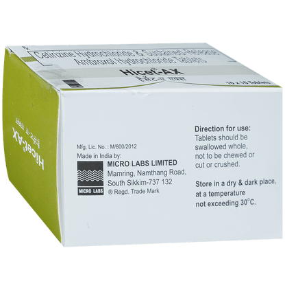 Hicet-AX Tablet SR