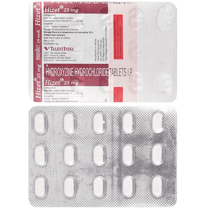 Hizet 25mg Tablet - Classic Derma