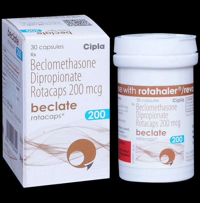 Beclate 200 Rotacaps - Classic Derma