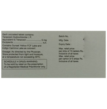 Hytrin 5 Tablet