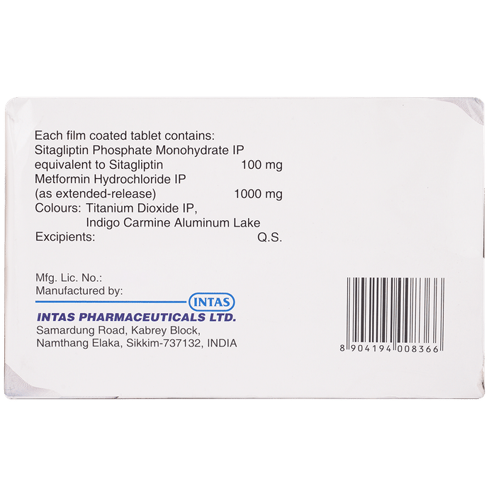 Ignalis-M 100/1000 Tablet ER
