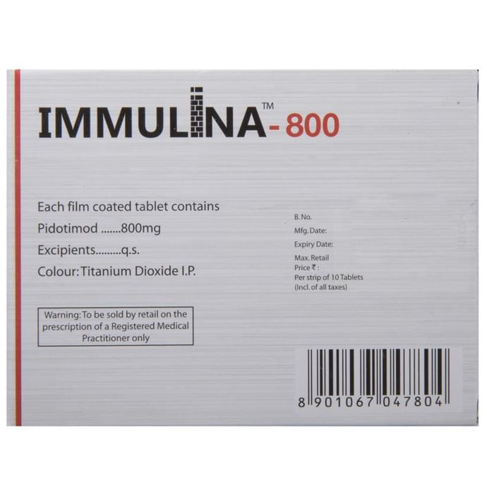 Immulina 800 Tablet