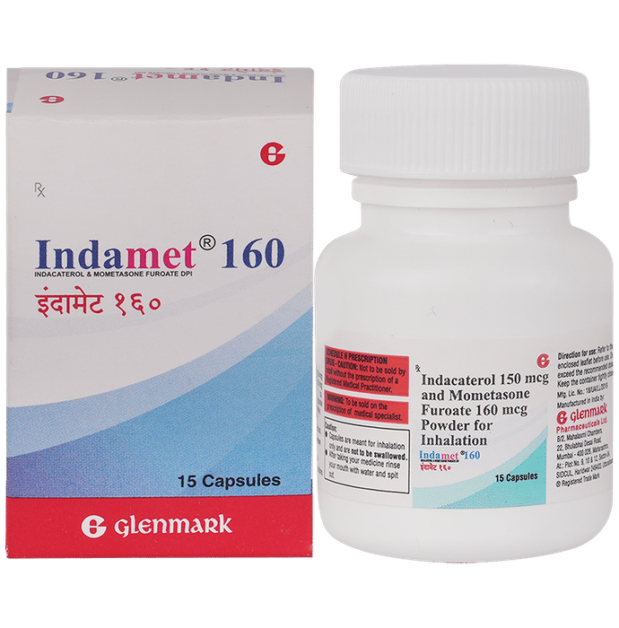 Indamet 160 Capsule - Classic Derma