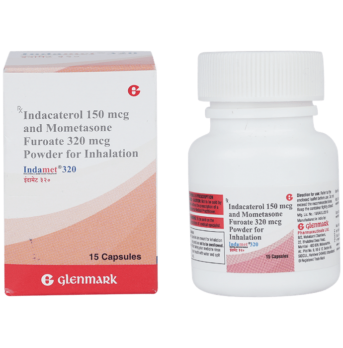 Indamet 320 Capsule - Classic Derma