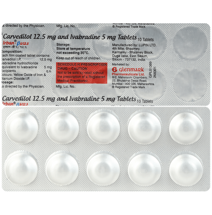 Irban Beta 12.5mg/5mg Tablet - Classic Derma